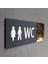 Pink Pearl Serisi Wc Yönlendirme Tabelası 1