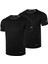 Erkek 2'li Paket Dry Fit Atletik Nem Emici Günlük Tshirt 1