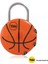 Şifreli Asma Kilit Basketbol Topu 2
