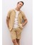 Modern Fit Apaş Yaka Kısa Kollu %100 Pamuk Gömlek Z5189AZ23SM 3