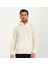 Vanir Basic Yarım Fermuarlı Polar Sweatshirt Ekru 1