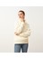 Vanir Basic Yarım Fermuarlı Polar Sweatshirt Ekru 5