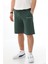 Erkek Regular Fit Pamuklu Şort-Yeşil 1