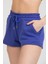 Kadın Beli Lastikli Basic Kısa Cepli Şort 2