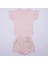Kız Bebek Pudra Taşlı Şortlu 2'li Takım 1
