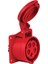 406510V 5X16A IP44 Makine Prizi -Düz-Vidalı Bağlantı 380-415 V 1