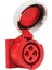 406520V 4X32A IP67 Makine Prizi -Düz-Vidalı Bağlantı 380-415 V 1