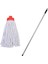 Titiz Ispanyola Islak Yedek Mop Takımı - Beyaz Cotton Mop + Metal Vidalı Sap - 1 Adet 1