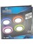 3 + 3 Watt LED Spot Beyaz Kasa Çift Renk (Beyaz Işık ve Kırmızı) HL-6021BK ( 2 Adet ) 3