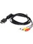 Ps2 Av LCD Tv 3rca Scart Lale Bağlantı Kablosu (HDMİ KABLO DEĞİLDİR ) 1