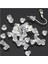 100 Adet (50 Çift) - 5x5 mm Plastik Küpe Pistonu, Küpe Arkalığı 1