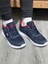 Erkek Spor Hafif Anorak Lacivert Kırmızı Yazlık Sneaker 5