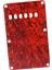 Elektro Gitar Aksesuar Değiştirmeleri Için 6 Delik Pickguard Arka Plaka Koyu Kırmızı (Yurt Dışından) 4