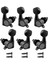 6x Pegs Mühürlü Mükemmel Fit Gitar Aksesuarları Siyah 3L3R (Yurt Dışından) 1