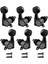 6x Pegs Mühürlü Mükemmel Fit Gitar Aksesuarları Siyah 3L3R (Yurt Dışından) 5