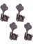 4pcs Bas Gitar Için Bas Tuner Mandallarını Açtı Elektro Gitar Halk Guitars 4r Kırmızı Bronz (Yurt Dışından) 2