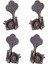4pcs Bas Gitar Için Bass Tuner Pegs Açıldı Elektro Gitar Halk Guitars 2L2R Kırmızı Bronz (Yurt Dışından) 1