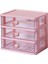 Masaüstü Çekmecesi Organizatör Çok Fonksiyonlu Depolama Çekmeceleri Çekmeceler Için Kılıf Pembe (Yurt Dışından) 2