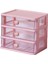 Masaüstü Çekmecesi Organizatör Çok Fonksiyonlu Depolama Çekmeceleri Çekmeceler Için Kılıf Pembe (Yurt Dışından) 4