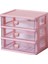 Masaüstü Çekmecesi Organizatör Çok Fonksiyonlu Depolama Çekmeceleri Çekmeceler Için Kılıf Pembe (Yurt Dışından) 5