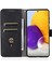 Cilt Touch Duygu Pu Deri + Tpu Telefon Kapak Stand Samsung Galaxy A73 5g Için Cüzdan Kabuğu Cep Telefonu Kılıfı (Yurt Dışından) 5