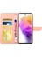 Samsung Galaxy A73 5g Iyi Korunmuş Akıllı Telefon Kasası Için, Cilt Dokunuşu Pu Deri Kelebek ve Çiçek Baskısı Desenini Destekleyen Stant Cüzdanı Telefon Kapağı Omuz Askısı ile (Yurt Dışından) 5