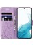 Samsung Galaxy A73 Için 5g Kelebek Çiçeği Baskılı Cüzdan Telefon Kılıfı Pu Deri Folio Flip Kapak Stand/kayış (Yurt Dışından) 2