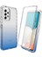 Samsung Galaxy A53 5g Için 3-1 Arada Pc+Tpu Hibrit Kılıf, Pet Ekranı Koruyucu ile Gradyan Iyi Korumalı Şok Geçirmez Cep Telefonu Kapağı (Yurt Dışından) 1