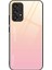 Samsung Galaxy A53 Için 5g Kırmızı Dayanıklı Koruyucu Kabuk Gradyan Renk Temsilli Cam Geri + Yumuşak Tpu Kenar Telefon Kılıfı (Yurt Dışından) 1