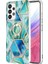 Samsung Galaxy A53 Için 5g Yb Imd Serisi-7 Mermer Desen Bump Kanıtı Tpu Kılıfı, Yüzük Kickstand Telefon Kapağı Elektrokaplatma Imd Koruyucu Kabuk (Yurt Dışından) 1