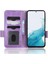 Samsung Galaxy A54 Için 5g Anti-Drop Pu Deri Deri Cüzdan Koruyucu Telefon Kılıfı Baskılı Üçgen Desen Stand Kapağı Bilek Kayışı (Yurt Dışından) 4