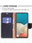 Düz Renkli Litchi Doku Şok Geçirmez Folio Flip Manyetik Kapatma Deri Kasa Kapak Cüzdanlı Samsung Galaxy A53 5g (Yurt Dışından) 5