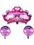 Happy Bırtday Prenses Folyo Balon 3 Lü 1