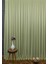 Taç Fıstık Yeşil Düz Renk, 1/3 Sık Pile Tül Perde Tek Kanat - 100 x 270 cm 3