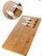 Bambu Peynir Sunum Tahtası 3 Bıçaklı Set 5