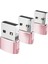 Tip-1 Ila USB 2.0 Dönüştürücü Adaptör Pembe Pembe (Yurt Dışından) 3