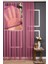 Taç Fuşya Düz Renk, 1/2 Seyrek Pile Tül Perde Tek Kanat - 100 x 270 cm 2