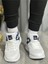 Erkek Spor Hafif Anorak Beyaz Lacivert Yazlık Sneaker 5