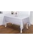Jena Lüx Dantelli Simli Keten Kumaş Gri Masa Örtüsü 160X220 cm -1470 2