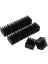 10PCS Siyah 0.8 "x0.8" X0.6 "alüminyum Isı Lavabosu Ispinin Soğutucu Fin Modülü (Yurt Dışından) 4