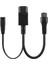 Siyah IEC320-C14-C7+C5 Outlet Güç Kablosu Uzantısı 3 Pin Pdu/ups Kabini (Yurt Dışından) 1