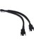 15 cm 4 Pin Splitter Bilgisayar Pc Fan Güç Kablosu 1 Ila 2 Tel Siyah Kollu (Yurt Dışından) 2