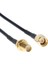 2pack Rp-Sma Erkek Kadın Wifi Anten Konnektör Uzatma Kablosu 5m / 1m (Yurt Dışından) 4