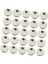 20PCS 35MM/1.38 '' Bilgisayar Masa Masası Grommet Cables Outlet Delek Kapağı Beyaz (Yurt Dışından) 1