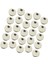 20PCS 35MM/1.38 '' Bilgisayar Masa Masası Grommet Cables Outlet Delek Kapağı Beyaz (Yurt Dışından) 4