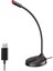 Usb/3,5mm Kondenser Mikrofon Stand Masaüstü Kayıt Miktarı Pc Masaüstü F12 Siyah USB (Yurt Dışından) 2