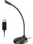 Usb/3,5mm Kondenser Mikrofon Stand Masaüstü Kayıt Miktarı Pc Masaüstü F12 Siyah USB (Yurt Dışından) 3