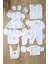 Kız Bebek Dantelli Tütülü Lüks 10 Lu Hastane Çıkışı Set STL6104 1