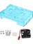 Taşınabilir Abs Kasası Kapalı Box+Raspberry Pi 3 Model B Mavi Için Soğutma Fanı (Yurt Dışından) 4