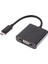 Usb3.1 Usb-C Tipi C-Vga Dişi Adaptör Kablo Dönüştürücü MacBook 12 Için " (Yurt Dışından) 1